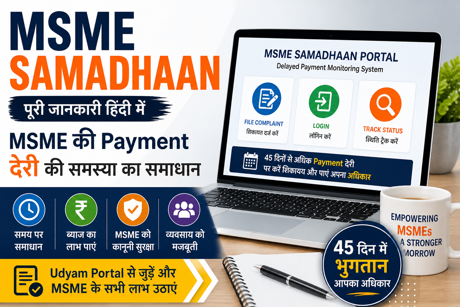 MSME Samadhaan | Udyam Portal | MSME Samadhaan Registration Guide