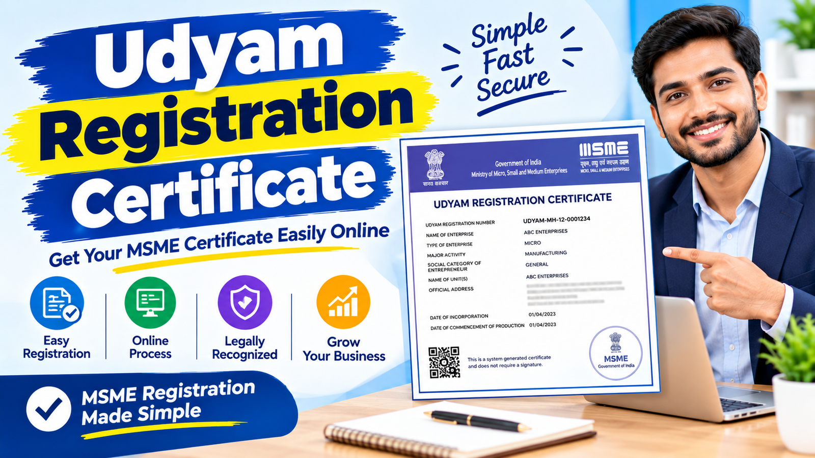 Udyam Registration Certificate: Online Guide 2026