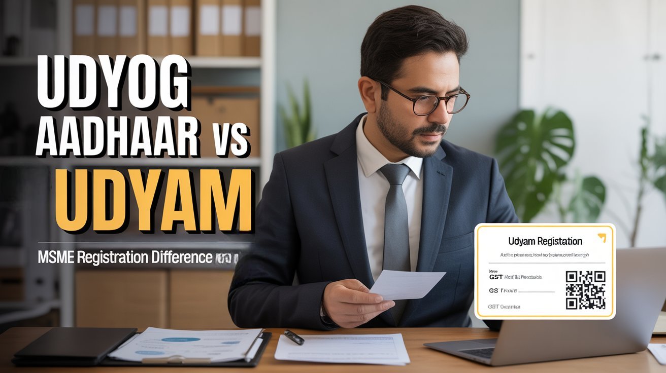 Udyog Aadhaar vs Udyam | MSME Registration Difference | Udyam Registration Process Guide